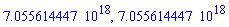 0.7055614447e19, 0.7055614447e19