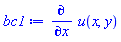 diff(u(x, y), x)