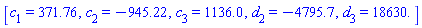[c[1] = 371.76, c[2] = -945.22, c[3] = 1136.0, d[2] = -4795.7, d[3] = 18630.]