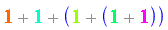 Parse:-ConvertTo1D, "invalid input %1", `%+`(`%+`(Typesetting:-mn("1", mathcolor = "#FF5000", size = "16", fontweight = "bold"), Typesetting:-mn("1", mathcolor = "#00FFDD", size = "16", fontweight = "bold")), `%+`(Typesetting:-mn("1", mathcolor = "#83FF00", size = "16", fontweight = "bold"), `%+`(Typesetting:-mn("1", mathcolor = "#00FF71", size = "16", fontweight = "bold"), Typesetting:-mn("1", mathcolor = "#FD00FF", size = "16", fontweight = "bold"))))