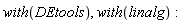 with(DEtools), with(linalg)