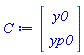 Vector(2, {(1) = y0, (2) = yp0})