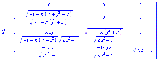 Physics:-Tetrads:-e_[a, `~mu`] = Matrix(%id = 18446744078189495830)