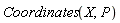 Coordinates(X, P)