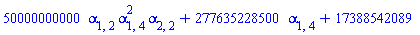 50000000000*alpha[1, 2]*alpha[1, 4]^2*alpha[2, 2]+277635228500*alpha[1, 4]+17388542089