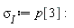 sigma[I] := p[3]
