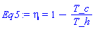 eta = 1-T_c/T_h