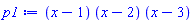 (x-1)*(x-2)*(x-3)