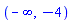 RealRange(-infinity, Open(-4))