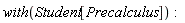 with(Student[Precalculus])