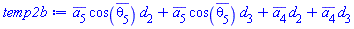 conjugate(a[5])*cos(conjugate(theta[5]))*d[2]+conjugate(a[5])*cos(conjugate(theta[5]))*d[3]+conjugate(a[4])*d[2]+conjugate(a[4])*d[3]