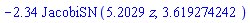 -2.34*JacobiSN(5.2029*z, 3.619274242)