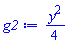(1/4)*y^2