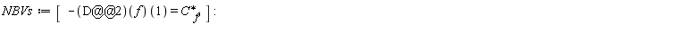 NBVs := [-((D@@2)(f))(1) = `C*__f`]: