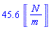 45.6*Units:-Unit(N/m)