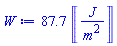 87.7*Units:-Unit(J/m^2)