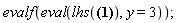 evalf(eval(lhs(Int(x*(x^2-1)^(1/2)*exp(-x), x = 1 .. y) = BesselK(2, 1)+(1/2)*Pi^(1/2)*(Sum((-1)^(1+m)*GAMMA(3-2*m, y)/(GAMMA(3/2-m)*GAMMA(1+m)), m = 0 .. infinity))), y = 3))