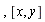 ",[x,y]"