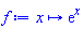 proc (x) options operator, arrow; exp(x) end proc
