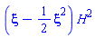 (xi-(1/2)*xi^2)*H^2