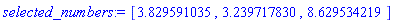 [3.829591035, 3.239717830, 8.629534219]