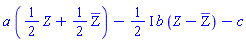 a*((1/2)*Z+(1/2)*`#mrow(mover(mo(Z),mo("&#x305;")))`)-((1/2)*I)*b*(Z-`#mrow(mover(mo(Z),mo("&#x305;")))`)-c