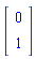 Vector(2, {(1) = 0, (2) = 1})