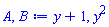 y+1, y^2