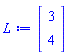 Vector(2, {(1) = 3, (2) = 4})