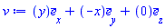 Vector(3, {(1) = y, (2) = -x, (3) = 0})