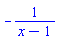 -1/(x-1)
