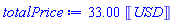 33.00*Units:-Unit(USD)