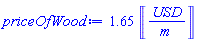 1.65*Units:-Unit(USD/m)