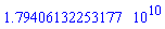 HFloat(1.7940613225317665e10)