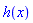 h(x)