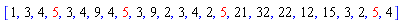 [Typesetting:-mn("1", mathcolor = black), Typesetting:-mn("3", mathcolor = black), Typesetting:-mn("4", mathcolor = black), Typesetting:-mn("5", mathcolor = "red"), Typesetting:-mn("3", mathcolor = black), Typesetting:-mn("4", mathcolor = black), Typesetting:-mn("9", mathcolor = black), Typesetting:-mn("4", mathcolor = black), Typesetting:-mn("5", mathcolor = "red"), Typesetting:-mn("3", mathcolor = black), Typesetting:-mn("9", mathcolor = black), Typesetting:-mn("2", mathcolor = black), Typesetting:-mn("3", mathcolor = black), Typesetting:-mn("4", mathcolor = black), Typesetting:-mn("2", mathcolor = black), Typesetting:-mn("5", mathcolor = "red"), Typesetting:-mn("21", mathcolor = black), Typesetting:-mn("32", mathcolor = black), Typesetting:-mn("22", mathcolor = black), Typesetting:-mn("12", mathcolor = black), Typesetting:-mn("15", mathcolor = black), Typesetting:-mn("3", mathcolor = black), Typesetting:-mn("2", mathcolor = black), Typesetting:-mn("5", mathcolor = "red"), Typesetting:-mn("4", mathcolor = black)]