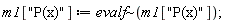 m1["P(x)"] := `~`[evalf](m1["P(x)"])