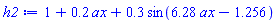 1+.2*ax+.3*sin(6.28*ax-1.256)
