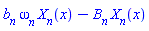 b[n]*omega[n]*X[n](x)-B[n]*X[n](x)