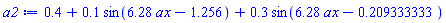 .4+.1*sin(6.28*ax-1.256)+.3*sin(6.28*ax-.209333333)