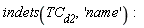 indets(TC__d2, 'name')