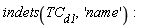 indets(TC__d1, 'name')