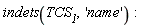 indets(TCS__1, 'name')