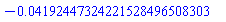 -0.4192447324221528496508303e-1