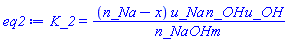 K_2 = (n_Na-x)*u_Na*n_OH*u_OH/(n_NaOH*m)