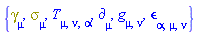 {Physics:-Dgamma[mu], Physics:-Psigma[mu], T[mu, nu, alpha], Physics:-d_[mu], Physics:-g_[mu, nu], Physics:-LeviCivita[alpha, mu, nu]}