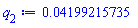 0.4199215735e-1