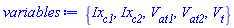 {Ix[c1], Ix[c2], V[at1], V[at2], V[t]}