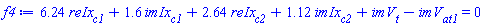 6.24*reIx[c1]+1.6*imIx[c1]+2.64*reIx[c2]+1.12*imIx[c2]+imV[t]-imV[at1] = 0