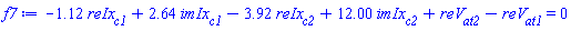 -1.12*reIx[c1]+2.64*imIx[c1]-3.92*reIx[c2]+12.00*imIx[c2]+reV[at2]-reV[at1] = 0